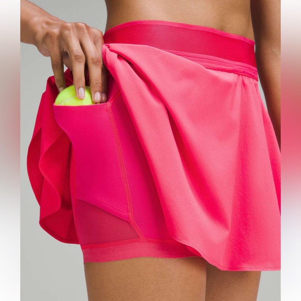 Lululemon Court Rival High Rise Skirt Built In Shorts In Lip Gloss Size 2 - Picture 4 of 11